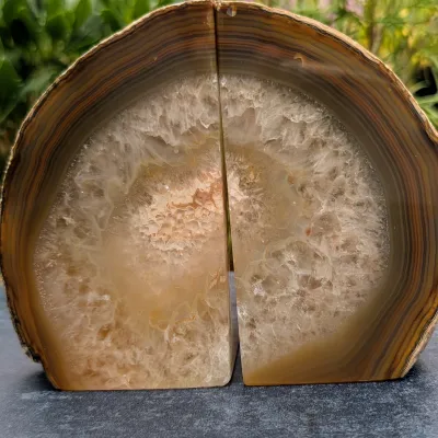 Mineral feature home office library