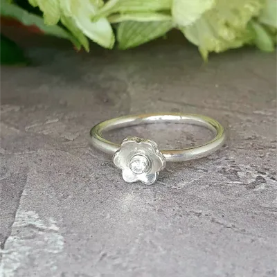 Flower ring women girls