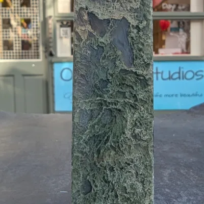 Moss agate grounding crystal therapy