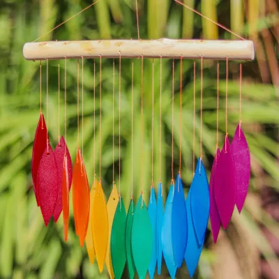 Rainbow leaves windchime