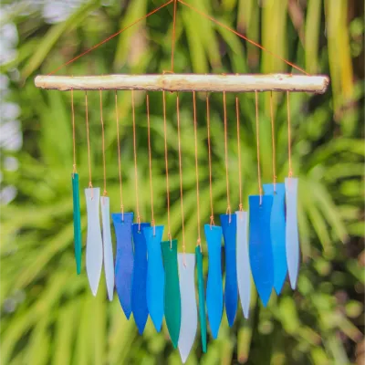 Fair trade sustainable garden wind chimes 
