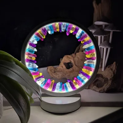 Mood lighting crystal lamp