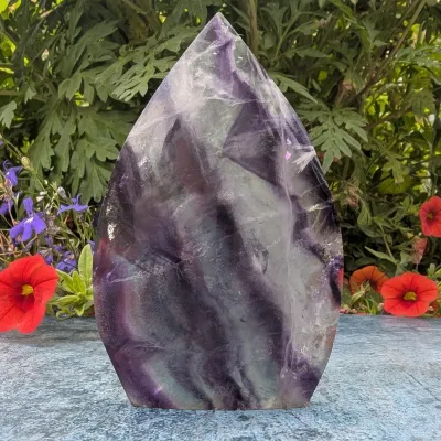 Rainbow fluorite crystal healing