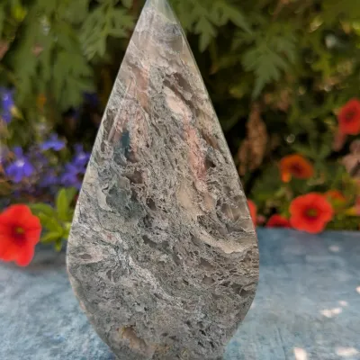 Grounding crystals minerals moss agate