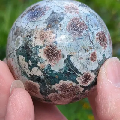 Beautiful Jasper flower crystals
