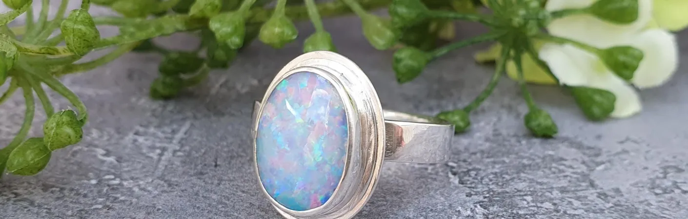 odonata studios opal rings jewellery