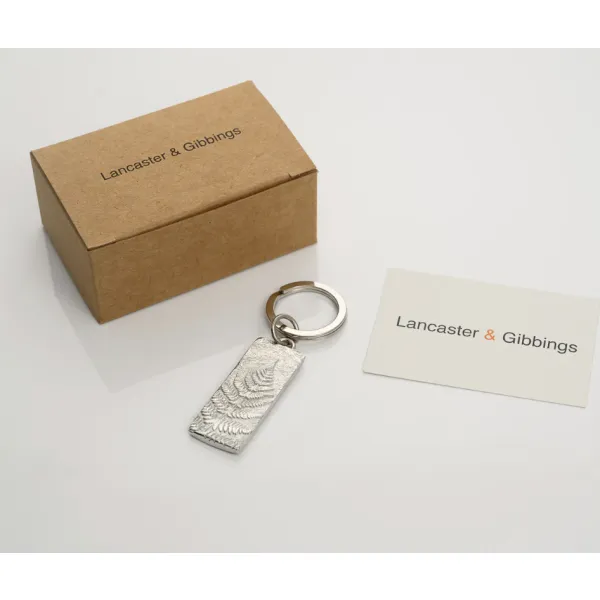 Door key keyring pewter tin anniversarygift 