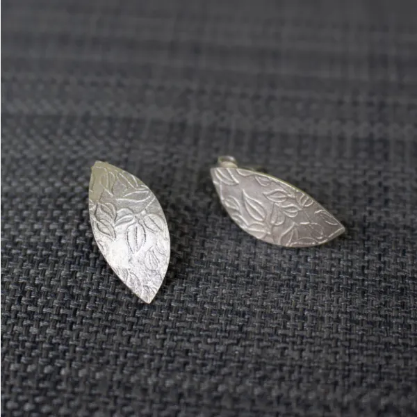 silver ear studs elegant day wear