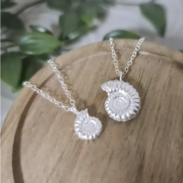 sterling silver ammonite jewellery