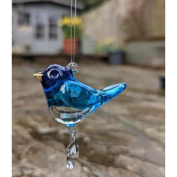 Glass bird sun catcher rainbow maker
