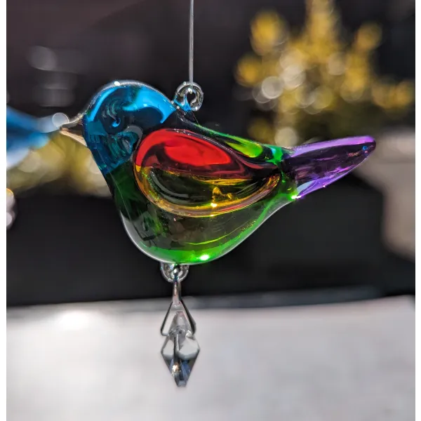 Bee-eater bird window art suncatcher