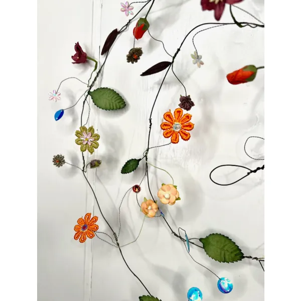 Spring summer floral garland