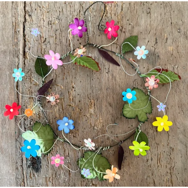 Floral ring spring summer decoration