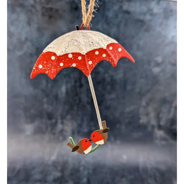 Christmas hanger red robin