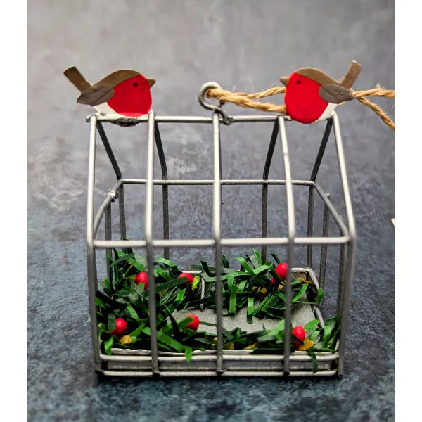 Quirky Christmas tree decorations robins