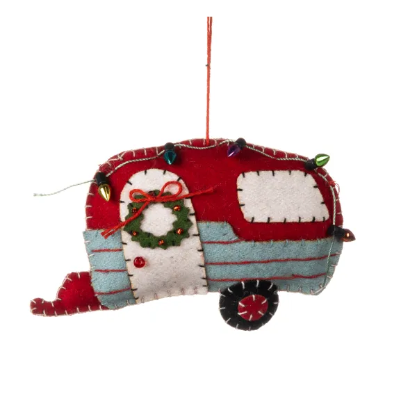 Christmas caravan camper decoration