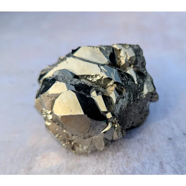 Specimen iron pyrite cube crystal