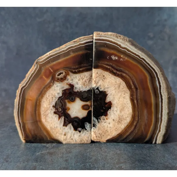 Agate Bookend mans mens office 