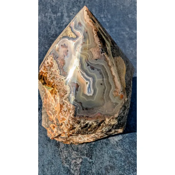 Rainbow coloured crystal