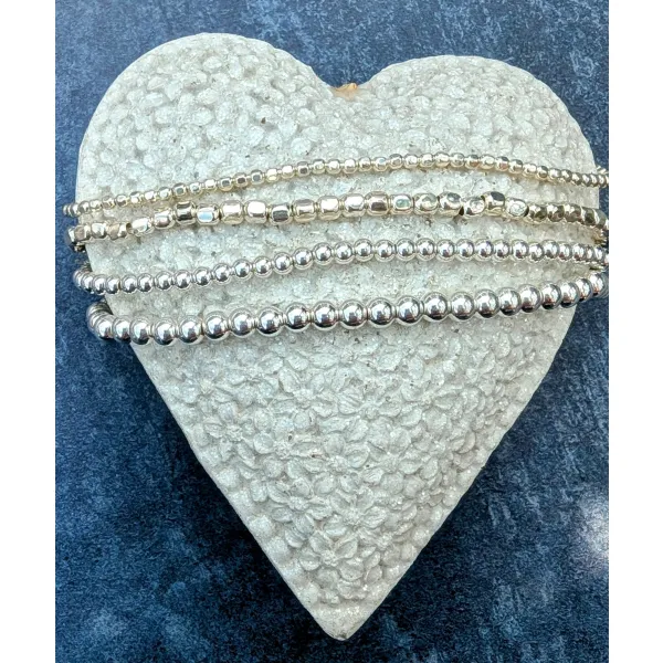 Stacking bracelets stretch bracelet