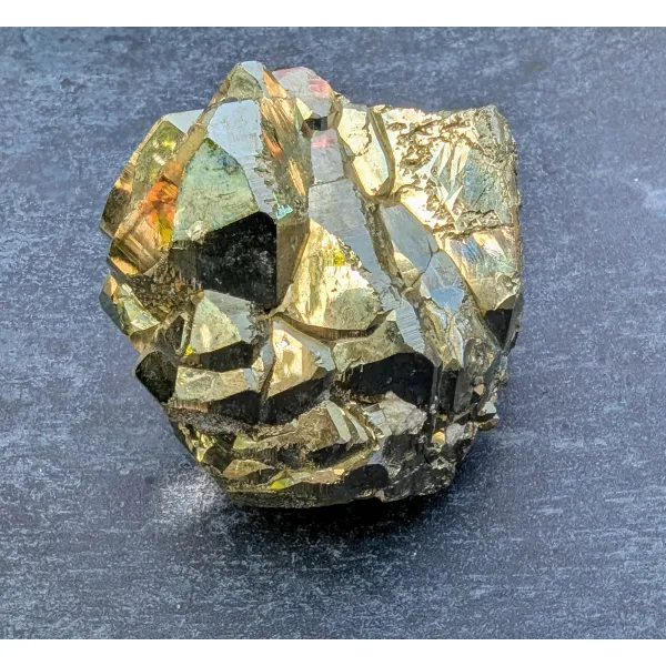 Fools gold pyrites large crystal cubes
