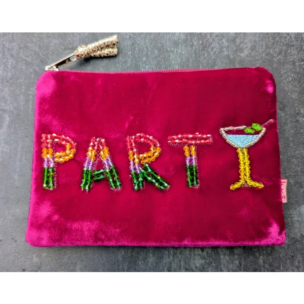Evening purse bag pink