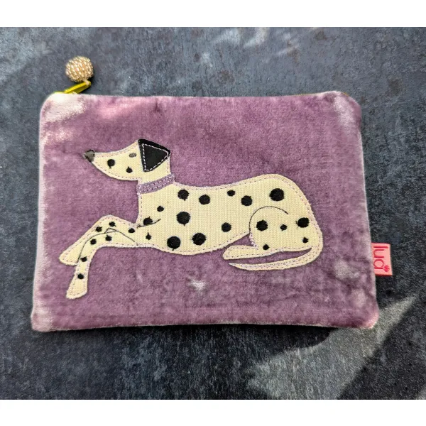 Spotty dog dalmation purse