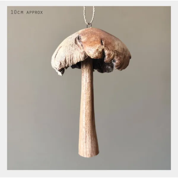 Realistic autumn decorations mushroom