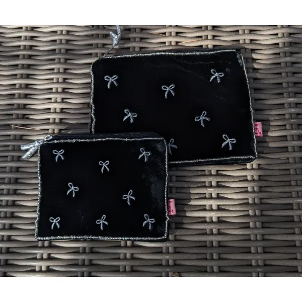 Lua velvet evening purse
