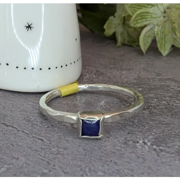 Lapis Lazuli Stacker Ring 