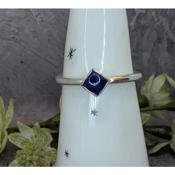 Lapis Lazuli Stacker Ring 