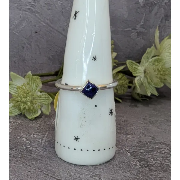 Egyptian style blue lapis ring