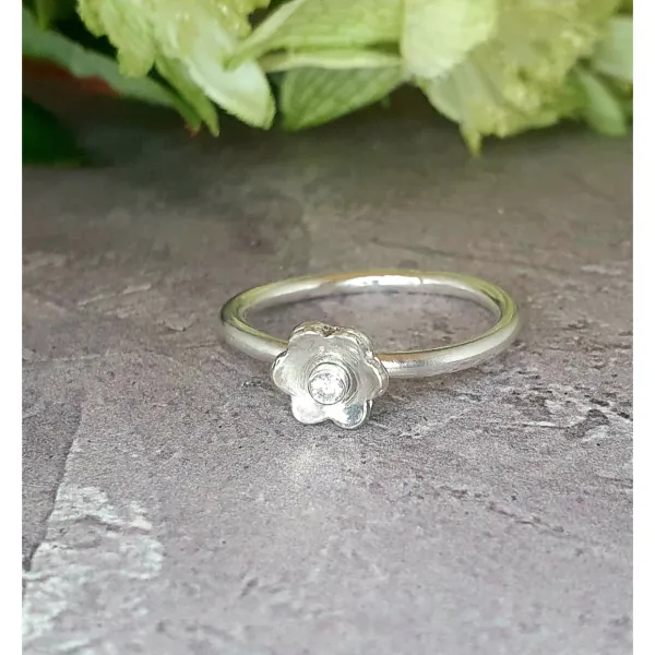 Flower ring women girls