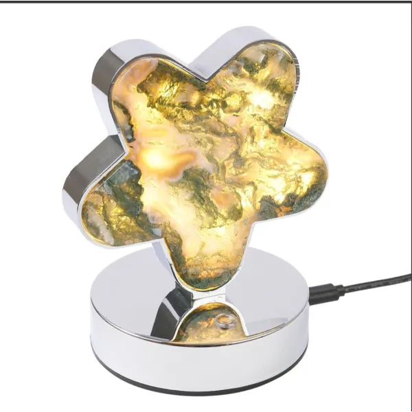 Relaxing Crystal lamp therapy room 