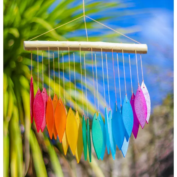 Recycled eco sustainable garden windchime