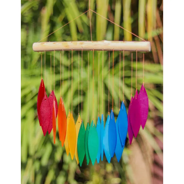 Rainbow leaves windchime