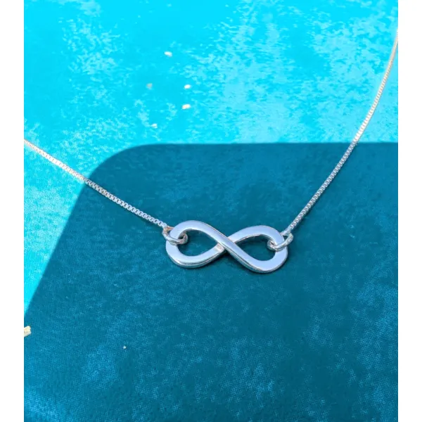 Silver necklace gift of love