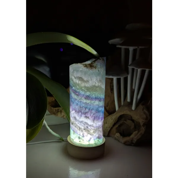 Fluorite feature crystals room decor