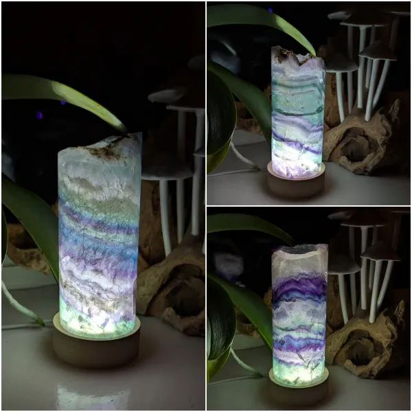 Banded fluorite crystal collection