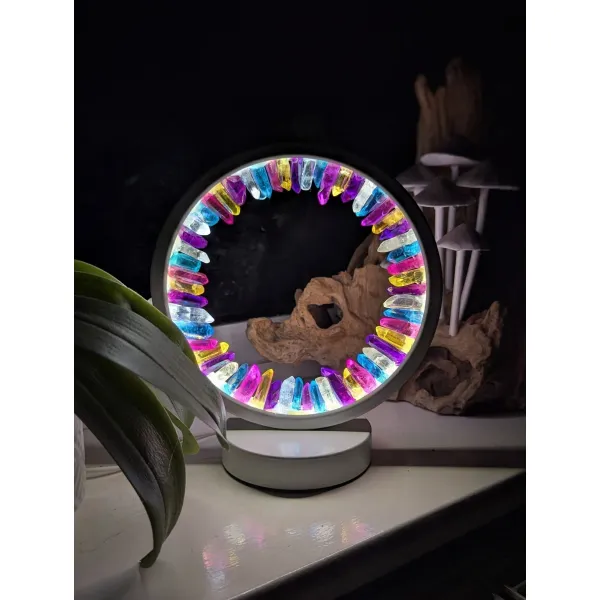 Mood lighting crystal lamp