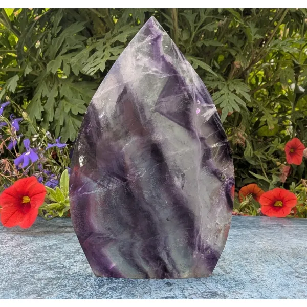 Rainbow fluorite crystal healing