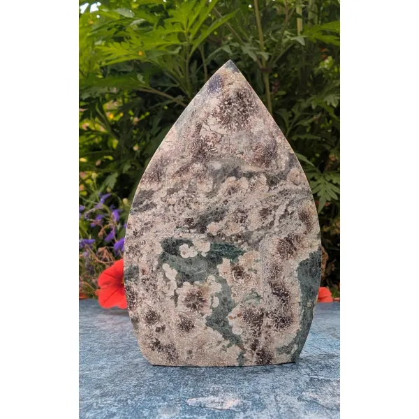 Sakura Jasper teardrop mineral 