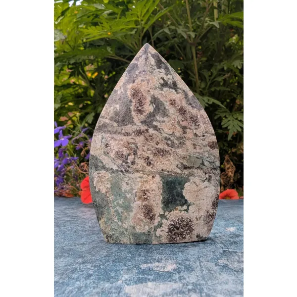 Rhyolite green flower jasper
