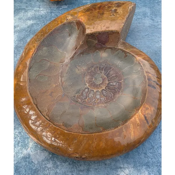 Bowl for polished pebbles crystals stones