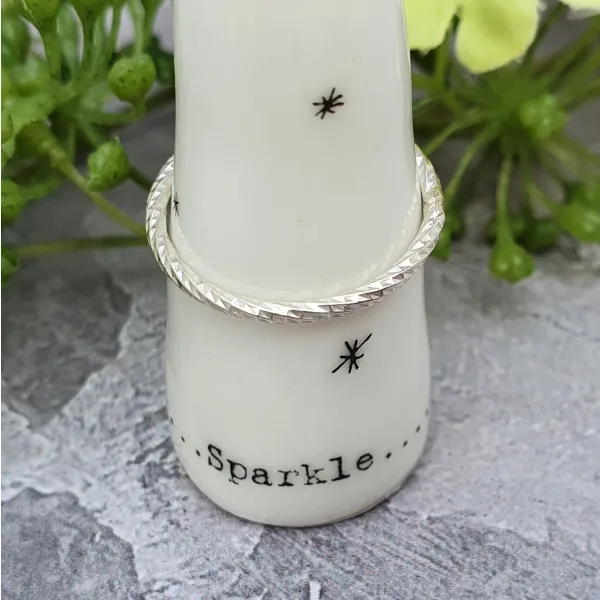 Dainty silver ring Odonata Studios