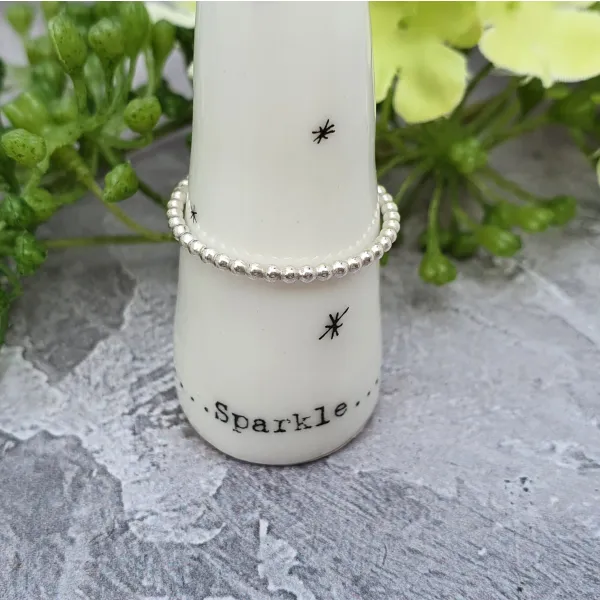 small silver ring pretty gift