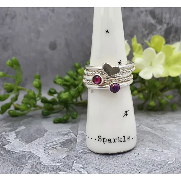 stacking ring sets Odonata Studios