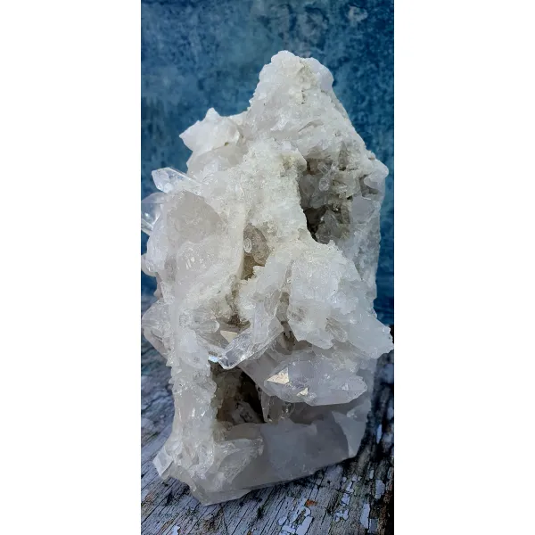 rock crystal cluster specimen