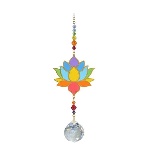 lotus window suncatcher new age gift