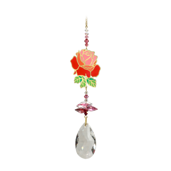 English rose window crystal